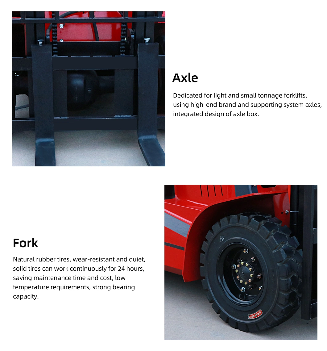 1500kg Electric Forklift Truck with Lithium Battery