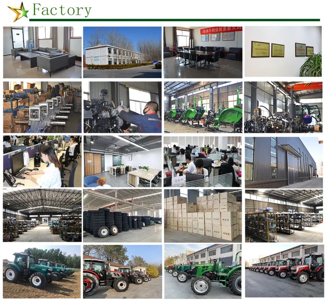 180HP Mini Farm Four Wheel Tractor /Big Tractor /Agriculture Tractor/Electric Agricultural Machinery Diesel Tractor with Cab for Sale From China