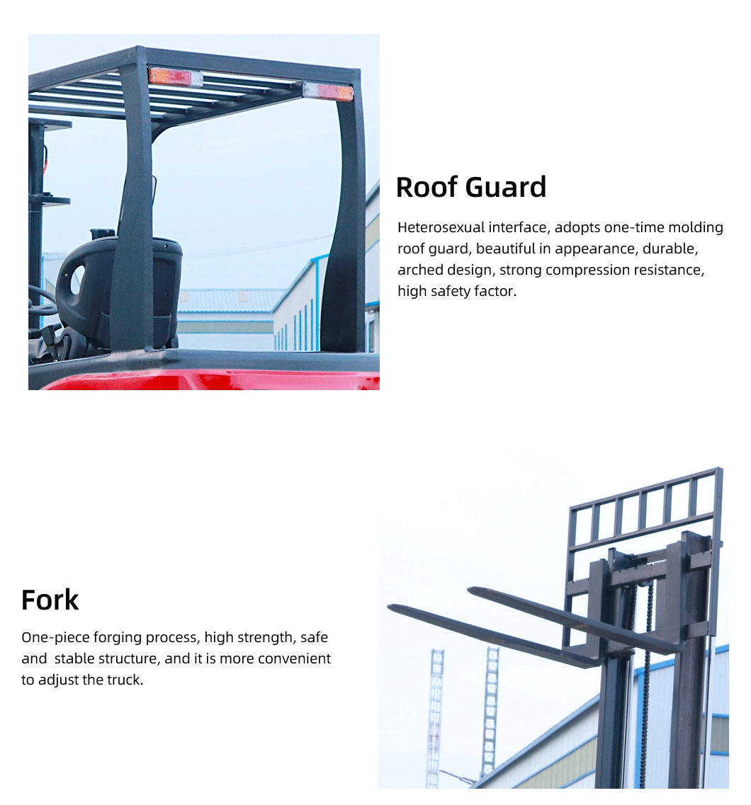 1500kg Electric Forklift Truck with Lithium Battery