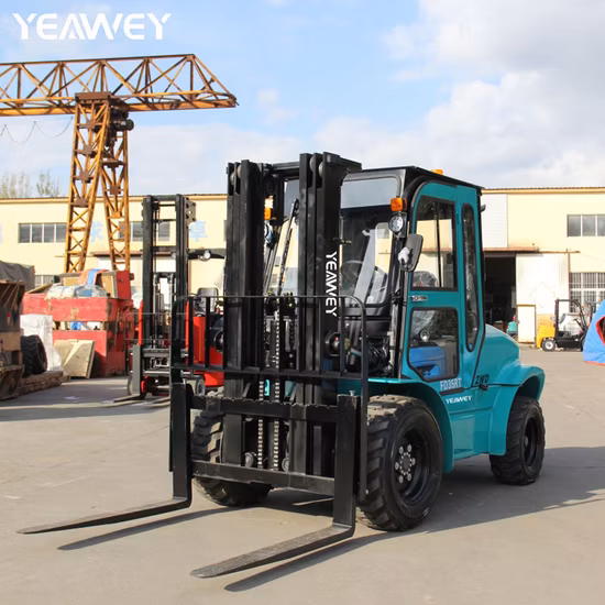 China Forklifts Supplier 1800kgs Capacity 1.8ton 2WD 4X2 Rough Terrain All Terrain off