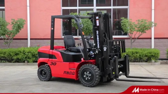 High Quality Automatic/Hydraulic/Mechanical Transmission Diesel 3ton Forklift Truck Forklift with Attachment Paper Clamps Can Be Customized