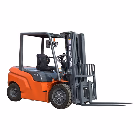 Royal 2 Ton 3 Ton 4 Ton 3 Wheels Dual Driven Motor Electric Diesel Gasoline LPG Rough Terrain Mini Forklift