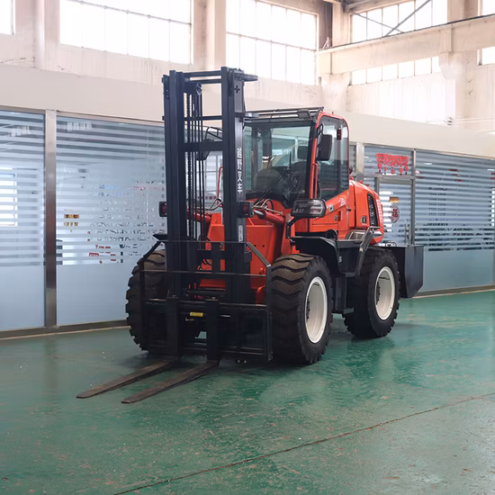 Hangcha 2WD/4WD Rough Terrain Forklift with Capacities 5000kg