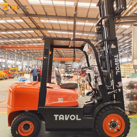 3ton Diesel Forklift with Chinese or Japanese Engine 3m 3.5m 4m 4.5m 5m 5.5m 6m Mast