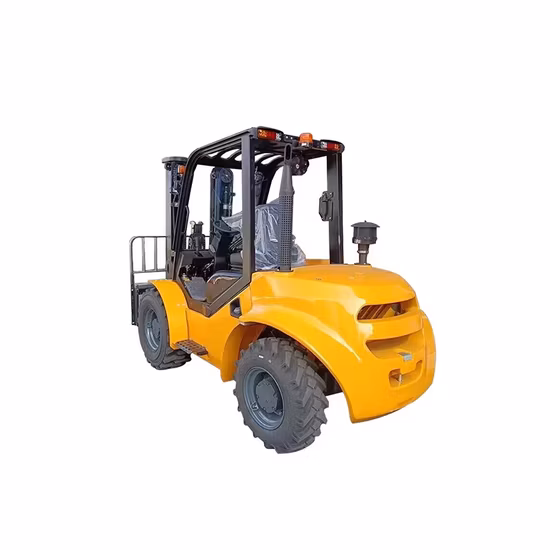 2ton 2.5ton 3ton 3.5ton 2WD 4WD Diesel Forklift Truck Euro 5 Emissions Are Rough Terrain Fork Lift